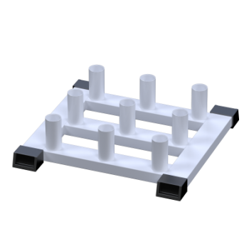 Стойка для грифов Sabirgym SG023 васил - Аэрофитмаксфит профессиональные тренажеры в фитнес клуб