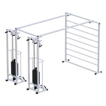 Профессиональный тренажер Биотонус-2+шведская стенка стек 2х75кг Sabirgym SG088.2х2200*75 реабилитация василжим - Аэрофитмаксфит профессиональные тренажеры в фитнес клуб