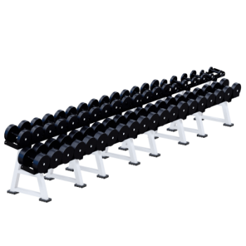 Гантельная стойка на 20 пар Sabirgym SG113 - Аэрофитмаксфит профессиональные тренажеры в фитнес клуб