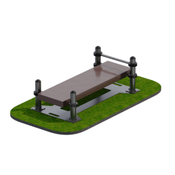 Скамья для поднимания туловища из положения лежа на спине Sabirgym SGAV021 росптиспорт - Аэрофитмаксфит профессиональные тренажеры в фитнес клуб