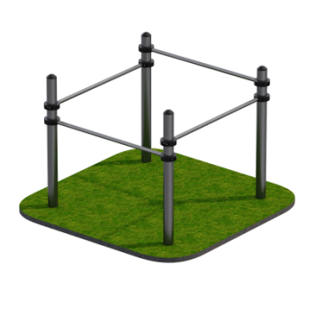 Подтягивание из виса на низкой перекладине Sabirgym SGAV094 black step - Аэрофитмаксфит профессиональные тренажеры в фитнес клуб