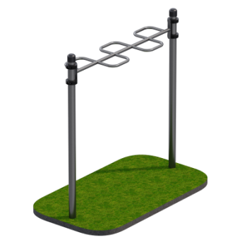 Гимнастический снаряд уличный П-образный рукоход Sabirgym SGAV150 василжим - Аэрофитмаксфит профессиональные тренажеры в фитнес клуб