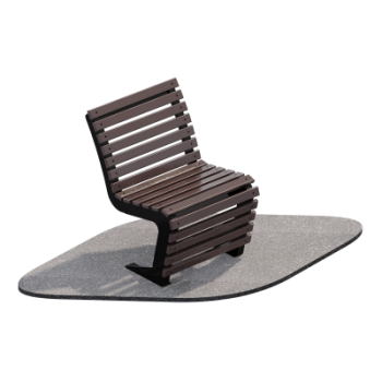 Скамейка парковая Пируэт (длина 600 мм) Sabirgym SGLS011 компактная металлическая - Аэрофитмаксфит профессиональные тренажеры в фитнес клуб