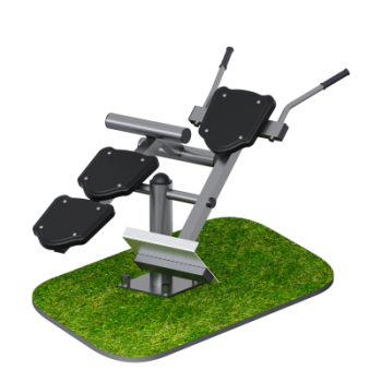 Тренажер для улицы Скамья для пресса + гиперэкстензия Sabirgym SGMS022 vasil-gym - Аэрофитмаксфит профессиональные тренажеры в фитнес клуб