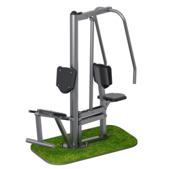 Тренажер для улицы Горизонтальный жим + разгибание ног Sabirgym SGMS059 - Аэрофитмаксфит профессиональные тренажеры в фитнес клуб