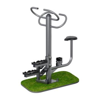 Уличный тренажер Велосипед + Степ для двоих Sabirgym SGMS061.2 - Аэрофитмаксфит профессиональные тренажеры в фитнес клуб