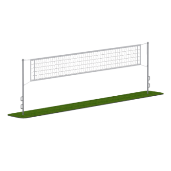 Волейбольные стойки со стаканами Sabirgym SGMS083.2 black step - Аэрофитмаксфит профессиональные тренажеры в фитнес клуб