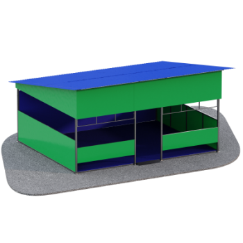 Теневой навес Sabirgym SGMS998 - Аэрофитмаксфит профессиональные тренажеры в фитнес клуб