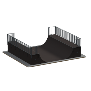 Рампа Sabirgym SGSPM1106М для скейт парка роллердрома uzsi - Аэрофитмаксфит профессиональные тренажеры в фитнес клуб