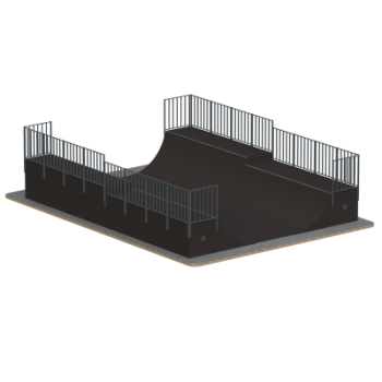Рампа Sabirgym SGSPM1108L для скейт-парков - Аэрофитмаксфит профессиональные тренажеры в фитнес клуб