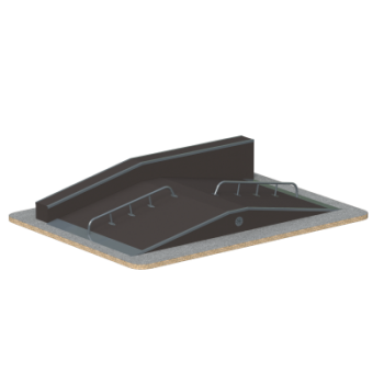 Фанбокс-книжка с кинковым боксом с рейлом Sabirgym SGSPM3011L ARMS - Аэрофитмаксфит профессиональные тренажеры в фитнес клуб