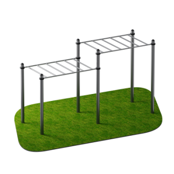 Рукоход двойной разноуровневый Sabirgym SGWOK105 Воркаут - Аэрофитмаксфит профессиональные тренажеры в фитнес клуб