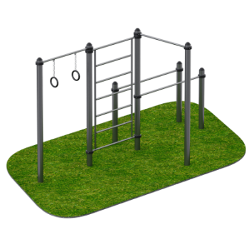 Комплекс снарядов – кольца гимнастические, турник, шведская стенка, брусья Sabirgym SGWOK021 - Аэрофитмаксфит профессиональные тренажеры в фитнес клуб