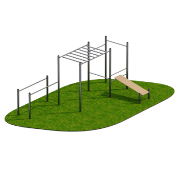 Спортивный комплекс Селена Sabirgym SGWOK109 для улицы armssport - Аэрофитмаксфит профессиональные тренажеры в фитнес клуб