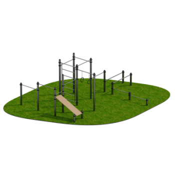 Спортивный комплекс Sabirgym SGWOK114 уличный sportsman - Аэрофитмаксфит профессиональные тренажеры в фитнес клуб