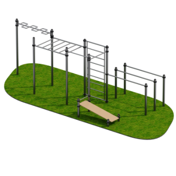 Спортивный комплекс уличный Атлант Sabirgym SGWOK231 василжим - Аэрофитмаксфит профессиональные тренажеры в фитнес клуб