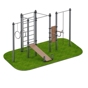 Гимнастический комплекс Троя Sabirgym ARWOK240 уличный росптиспорт - Аэрофитмаксфит профессиональные тренажеры в фитнес клуб