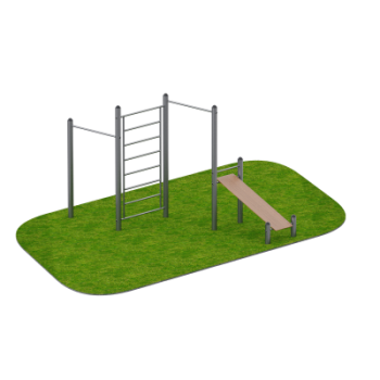 Спортивный комплекс Аполлон Sabirgym SGWOK245 для улицы - Аэрофитмаксфит профессиональные тренажеры в фитнес клуб