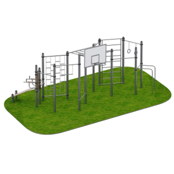 Спортивный уличный комплекс Гермес Sabirgym SGWOK280 - Аэрофитмаксфит профессиональные тренажеры в фитнес клуб