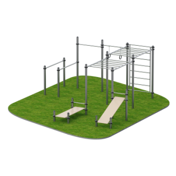 Атлетический комплекс уличный Лето Sabirgym SGWOK303 - Аэрофитмаксфит профессиональные тренажеры в фитнес клуб