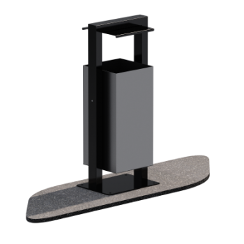 Урна парковая Sabirgym SGLS009 усиленная металлическая армс - Аэрофитмаксфит профессиональные тренажеры в фитнес клуб