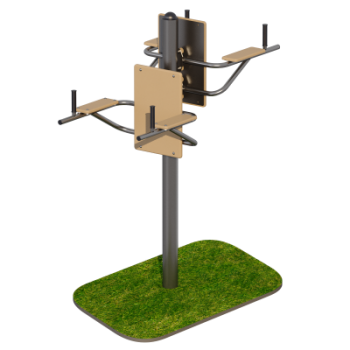 Тренажер для улицы Брусья двойные Sabirgym SGMS016 - Аэрофитмаксфит профессиональные тренажеры в фитнес клуб