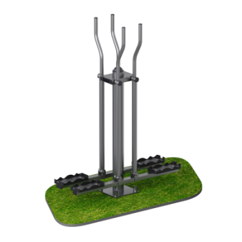 Уличный тренажер Лыжник (двойной) Sabirgym SGMS043 узси - Аэрофитмаксфит профессиональные тренажеры в фитнес клуб