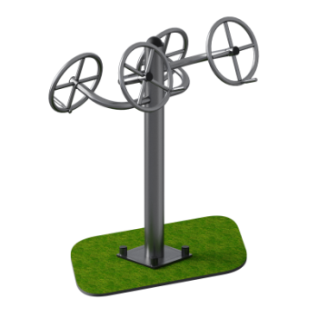 Тренажер для улицы Рули двойные Sabirgym SGMS048.1 proven quality - Аэрофитмаксфит профессиональные тренажеры в фитнес клуб