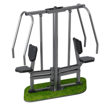 Тренажер для улицы Горизонтальный жим (двойной) Sabirgym SGMS051 vasilgym - Аэрофитмаксфит профессиональные тренажеры в фитнес клуб