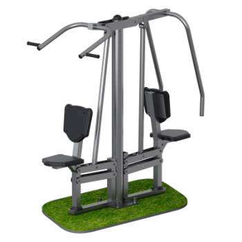 Уличный тренажер Вертикальная тяга + жим сидя Sabirgym SGMS053 vasil-gym - Аэрофитмаксфит профессиональные тренажеры в фитнес клуб