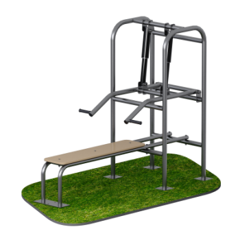 Уличный тренажер для жима лежа Sabirgym SGMS077.2 - Аэрофитмаксфит профессиональные тренажеры в фитнес клуб