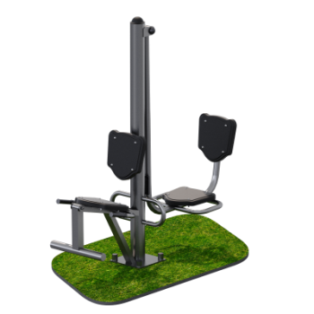 Уличный тренажер Жим ногами+разгибание ног Sabirgym SGMS079.3 - Аэрофитмаксфит профессиональные тренажеры в фитнес клуб