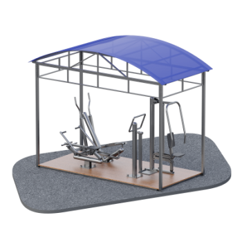 Модульный навес Sabirgym SGMS301 sportsman - Аэрофитмаксфит профессиональные тренажеры в фитнес клуб