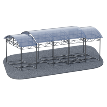 Теневой навес Sabirgym SGMS303 - Аэрофитмаксфит профессиональные тренажеры в фитнес клуб