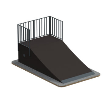 Разгон плавный Sabirgym SGSPM2011L для скейт парка роллердрома - Аэрофитмаксфит профессиональные тренажеры в фитнес клуб