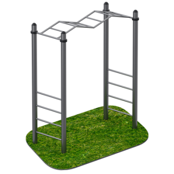 Рукоход разноуровневый Sabirgym SGWOK019.2 s-dostavka - Аэрофитмаксфит профессиональные тренажеры в фитнес клуб