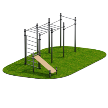 Спортивный комплекс для улицы Афродита Sabirgym SGWOK104 васил - Аэрофитмаксфит профессиональные тренажеры в фитнес клуб