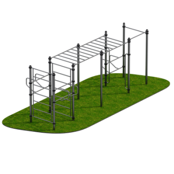 Атлетический комплекс Гефест Sabirgym SGWOK206 уличный армс - Аэрофитмаксфит профессиональные тренажеры в фитнес клуб