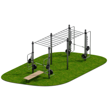 Уличный комплекс для воркаута Фобос Sabirgym SGWOK500 - Аэрофитмаксфит профессиональные тренажеры в фитнес клуб